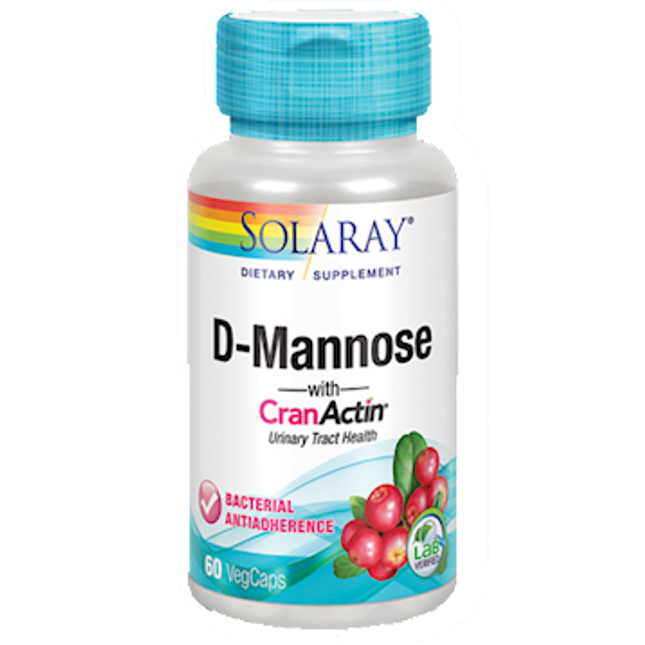 Solaray D-Mannose CranActin 60 vegcaps