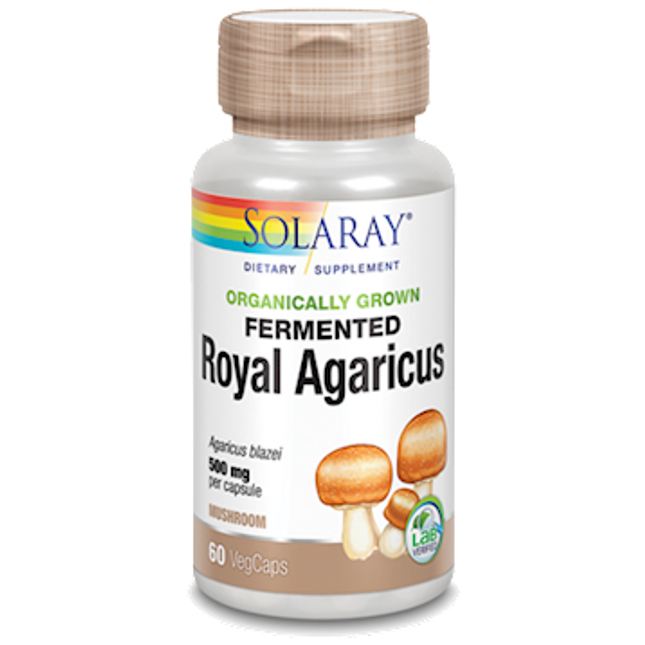Solaray Ferm Royal Agaricus Org 60 vegcaps