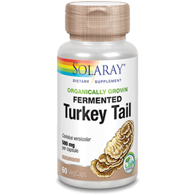 Solaray Fermented Turkey Tail Organic 60 vegcaps