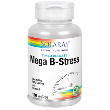 Solaray Mega Vitamin B-Stress TR 120 vegcaps