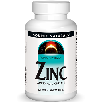 Source Naturals Chelated Zinc 250 tabs