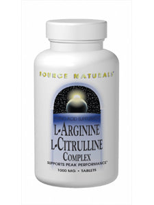 Source Naturals L-Arginine L-Citrulline Complex 120tabs