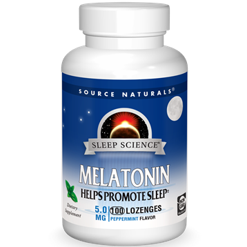 Source Naturals Melatonin 5 mg Peppermint 100 loz