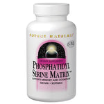 Source Naturals PhosphatidylSerine Matrix 500mg 60 gels