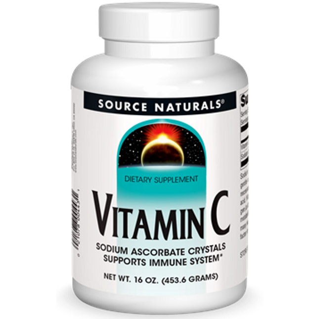 Source Naturals Vitamin C Sodium Ascorate Crystals 16 oz
