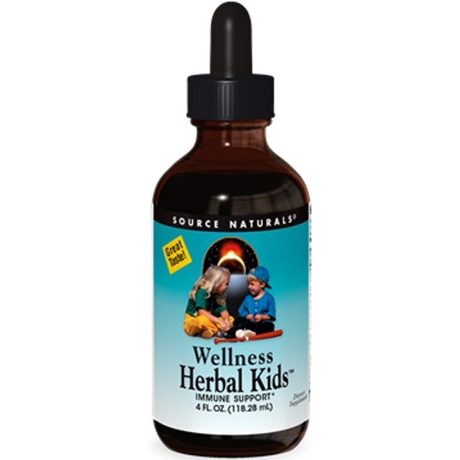 Source Naturals Wellness Herbal Kids Alc Free 4 fl oz
