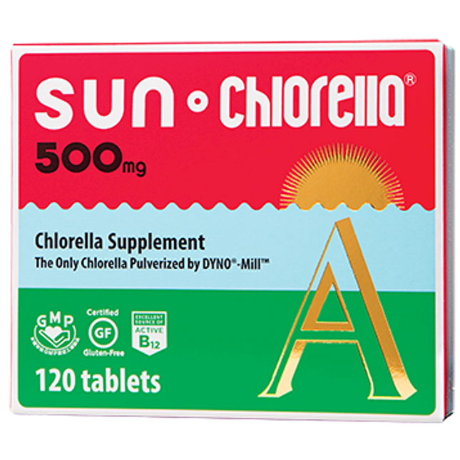 Sun Chlorella USA Sun Chlorella 600 Tabs 500mg