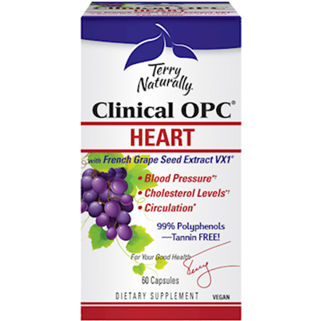 Terry Naturally Clinical OPC Heart 60 Capsules