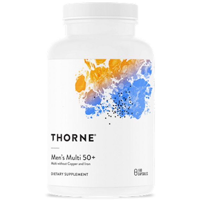 Thorne Research Men's Multi 50+ w/o CU FE 180 caps