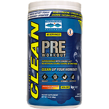 Trace Minerals Research CLEAN Pre Workout 40 servings