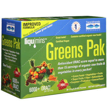 Trace Minerals Research Greens Pak - Berry 30pks