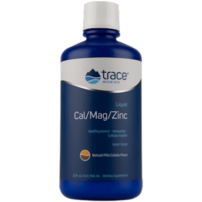 Trace Minerals Research Liquid Cal/Mag/Zinc 32 fl oz