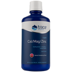 Trace Minerals Research Liquid Cal/Mag/Zinc-Strawberry 32 oz