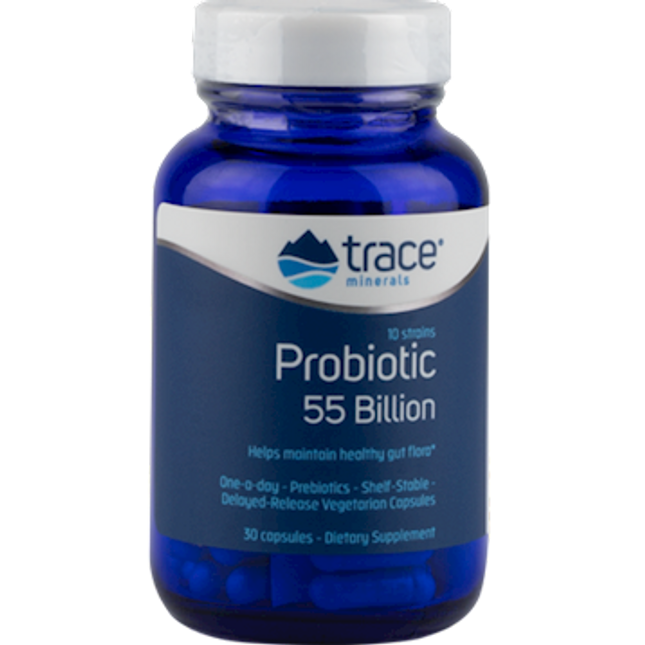 Trace Minerals Research Probiotic 55 Billion 30c