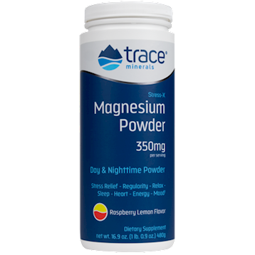 Trace Minerals Research Stress-X Magnesium Rasp-Lemon 8.5 oz
