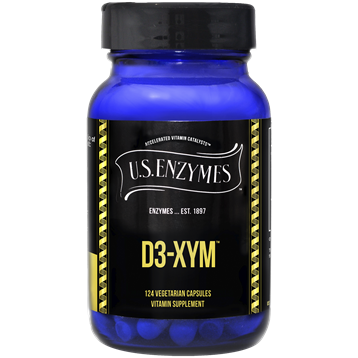 US Enzymes D3 xym 124 vegcaps