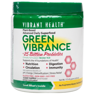 Vibrant Health Green Vibrance 15 Servings