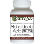 Vinco Alpha Lipoic Acid 500mg 60 vegcaps