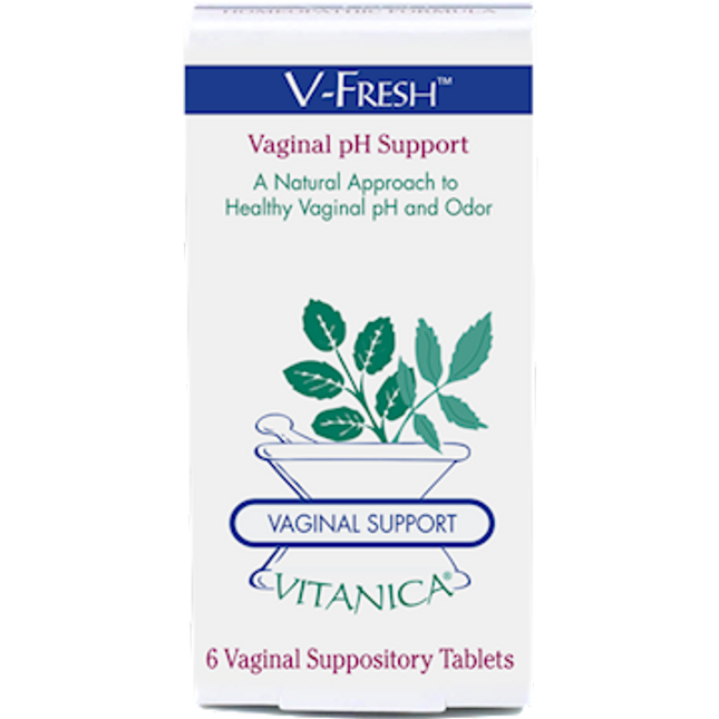 Vitanica V-Fresh Suppositories 6 count