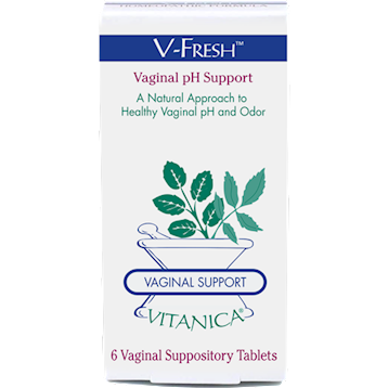 Vitanica V-Fresh Suppositories 6 count