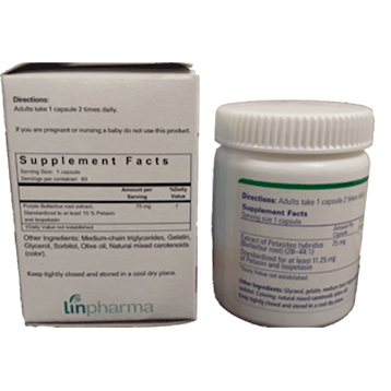 Weber & Weber Petadolex 75 mg 60 gels