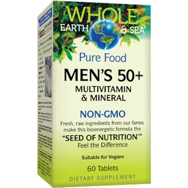 Whole Earth and Sea - Natural Factors Men's Multi 50+ Non-GMO 60 tabs