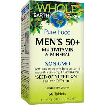Whole Earth and Sea - Natural Factors Men's Multi 50+ Non-GMO 60 tabs