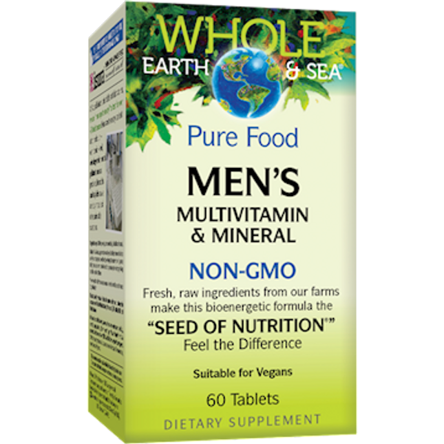 Whole Earth and Sea - Natural Factors Men's Multi Non-GMO 60 tabs