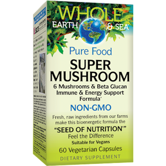Whole Earth and Sea - Natural Factors Super Mushroom 60 vegcaps