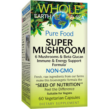Whole Earth and Sea - Natural Factors Super Mushroom 60 vegcaps