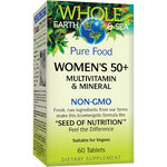 Whole Earth and Sea - Natural Factors Women's Multi 50+ NON GMO 60 tabs
