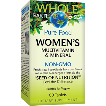 Whole Earth and Sea - Natural Factors Women's Multi Non-GMO 60 vegtabs