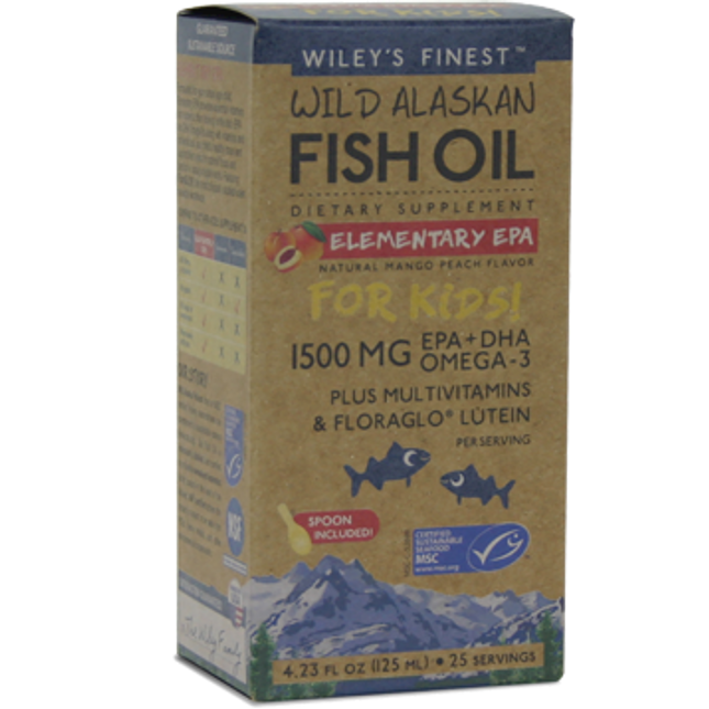 Wiley's Finest Wild Alaskan Elementary EPA 4.23 fl oz