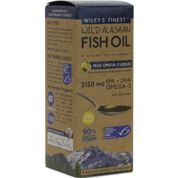 Wiley's Finest Wild Alaskan Peak Fish Oil 8.45 fl oz