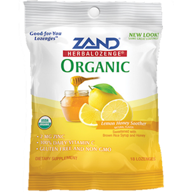 Zand Herbal Lemon Honey Soother Herbalozenge 12 bgs
