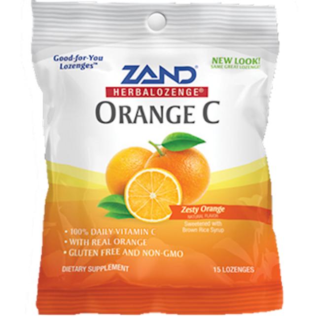 Zand Herbal Orange C Herbalozenge 12 bags