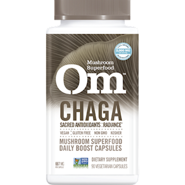 Om Mushrooms Chaga 90 vegcaps