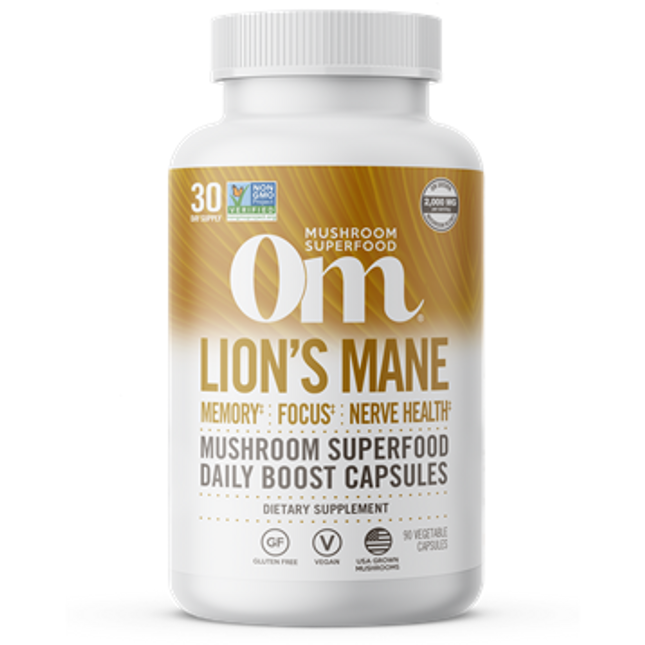 Om Mushrooms Lion's Mane 90 vegcaps