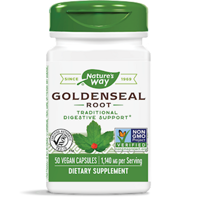 Nature's Way Goldenseal Root 570 mg 50 caps