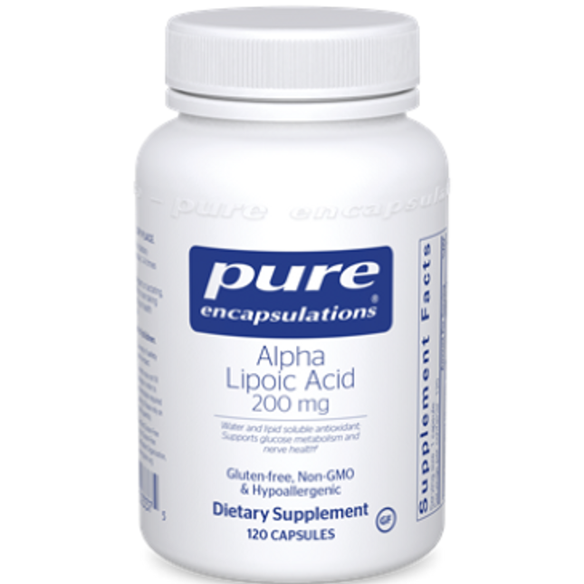 Pure Encapsulations Alpha Lipoic Acid 200 mg 120 vcaps