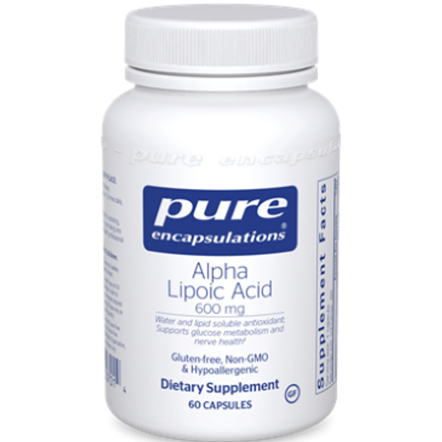 Pure Encapsulations Alpha Lipoic Acid 600 mg 60 vcaps