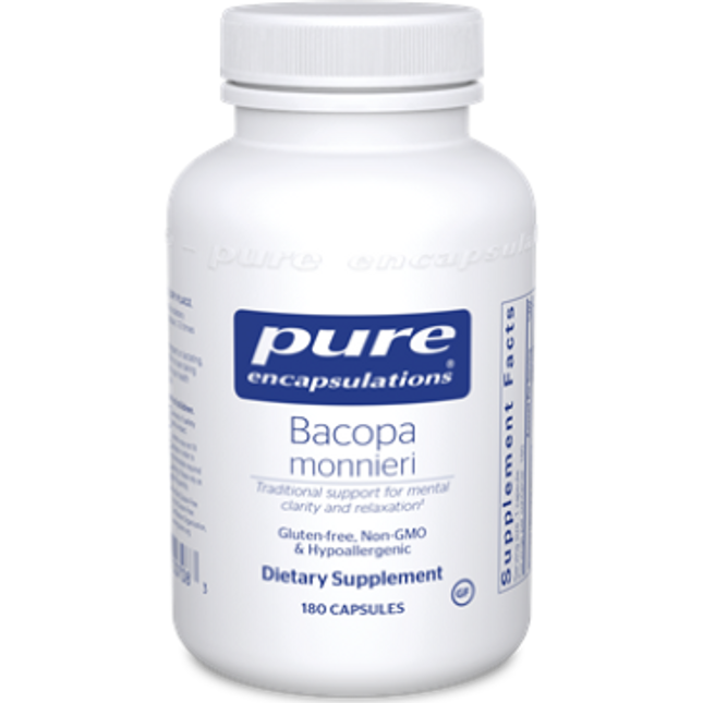 Pure Encapsulations Bacopa monniera 200 mg 180 vcaps