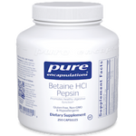 Pure Encapsulations Betaine HCL Pepsin 250 vcaps