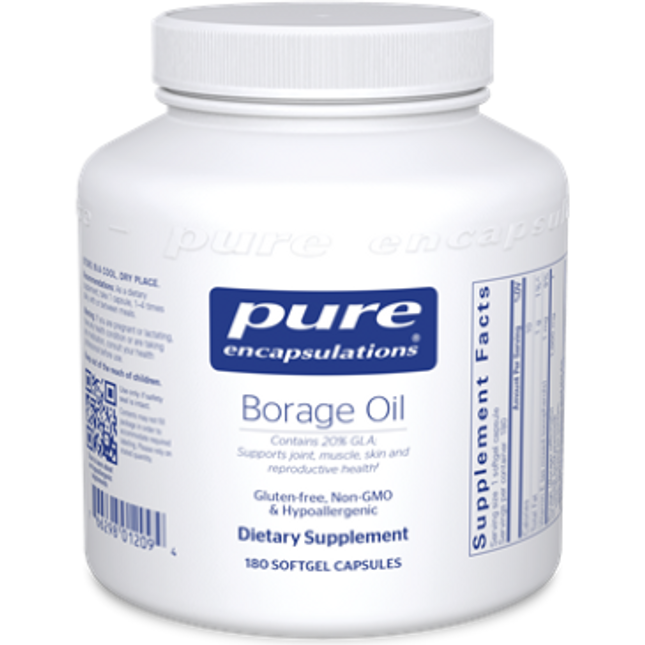 Pure Encapsulations Borage Oil 180 gels