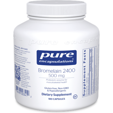 Pure Encapsulations Bromelain 2400 500 mg 180 vcaps