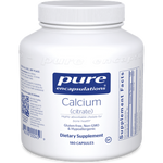 Pure Encapsulations Calcium Citrate 150 mg 180 vcaps