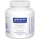 Pure Encapsulations Calcium with Vitamin D3 180 vcaps