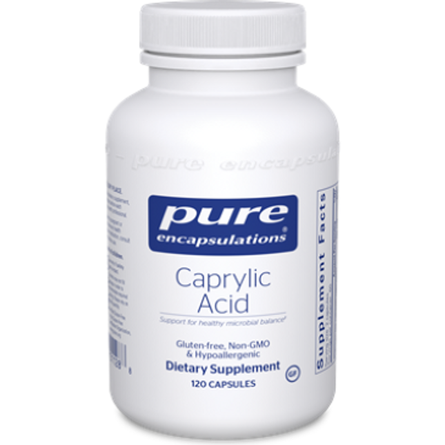 Pure Encapsulations Caprylic Acid 120 vcaps