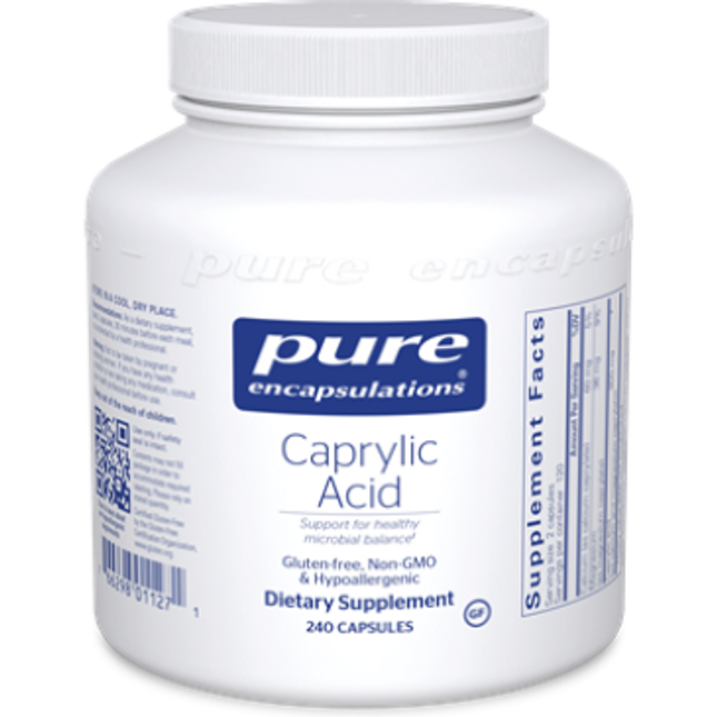 Pure Encapsulations Caprylic Acid 240 vcaps