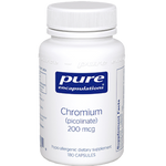 Pure Encapsulations Chromium (picolinate) 200 mcg 180 vcaps